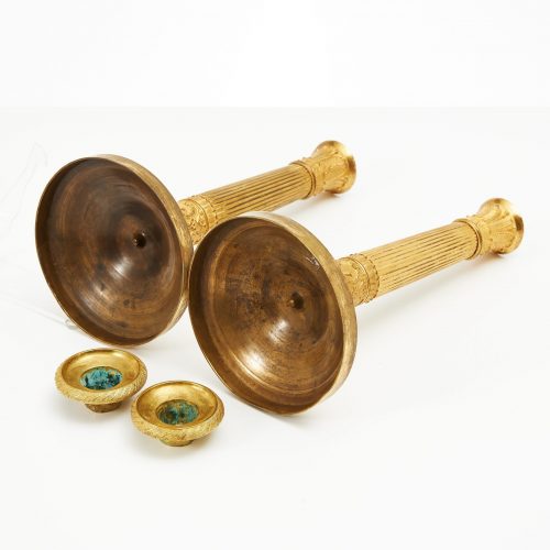 Kerzenleuchter Frankreich Empire um 1820 signiert G.F. Gérard-Jean Galle (1788-1846) H.27,5 cm