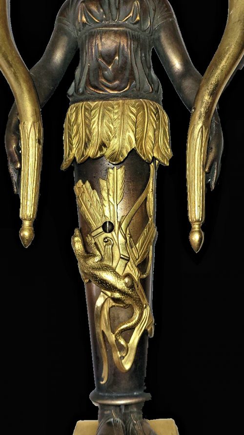 Wandlampen Appliken Allegorie Amerika Empire Frankreich um 1810