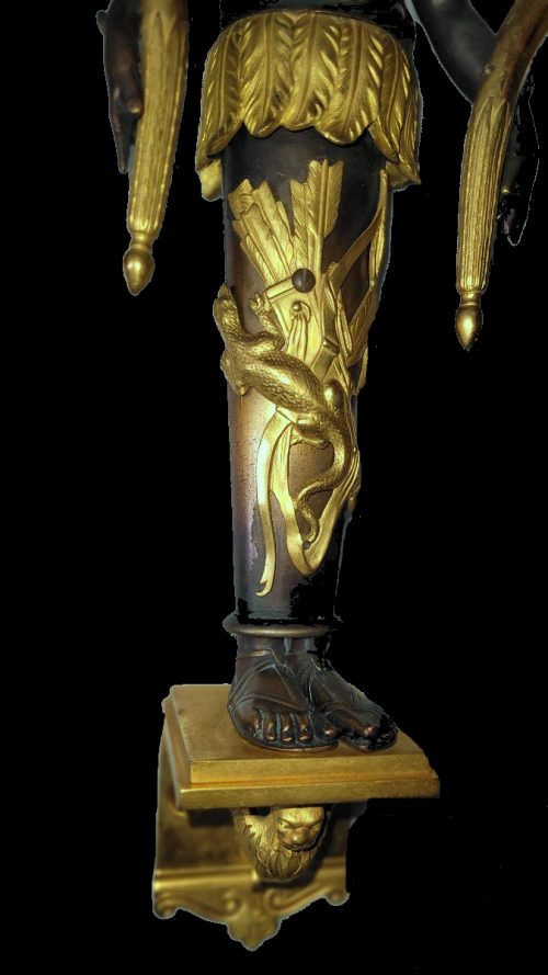 Wandlampen Appliken Allegorie Amerika Empire Frankreich um 1810