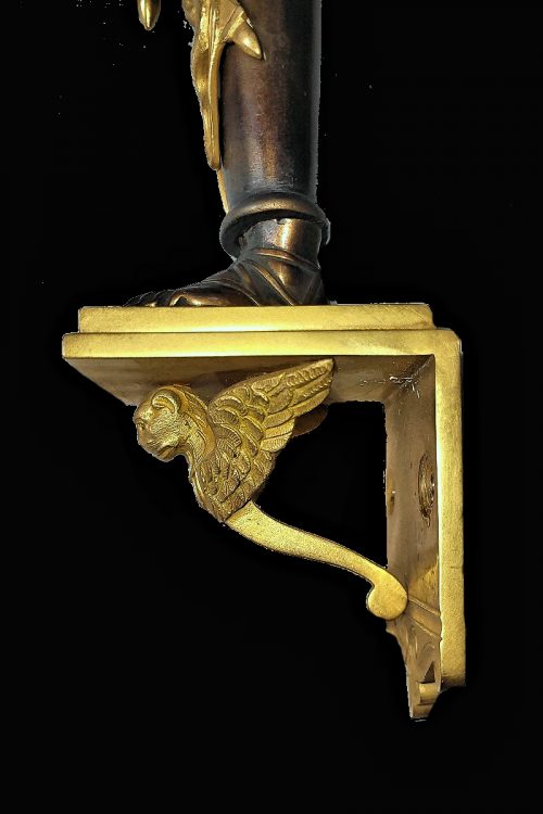 Wandlampen Appliken Allegorie Amerika Empire Frankreich um 1810