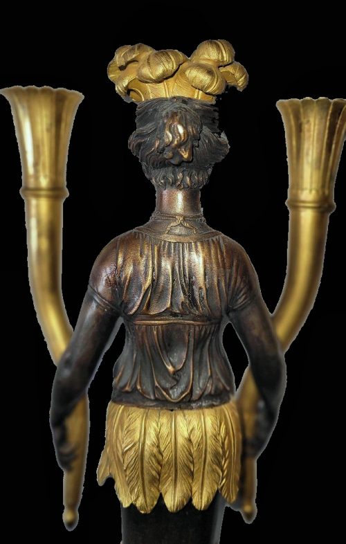 Wandlampen Appliken Allegorie Amerika Empire Frankreich um 1810