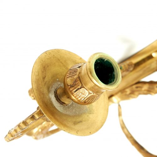 Wandlampen Klassizismus Appliken Louis XVI Schweden um 1790 H. 36 cm