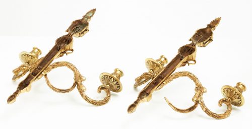 Wandlampen Klassizismus Appliken Louis XVI Schweden um 1790 H. 36 cm