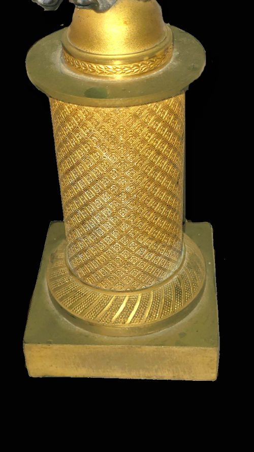 Kandelaber Girandolen Paar Nike Viktoria Empire Frankreich um 1810 H. 45 cm