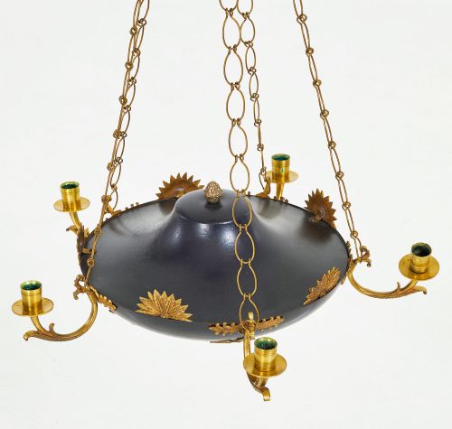 Kronleuchter Ampel Empire um 1810 76 cm x 54 cm