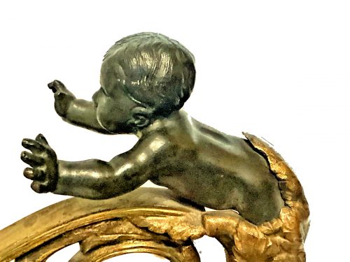 Kaminböcke Klassizismus Frankreich Louis XVI um 1790 34 cm x 26 cm