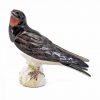 Meissen Porzellan Rauschschwalbe Vogel Modell von Johann Joachim Kaendler um 1750 H. 10,5 cm