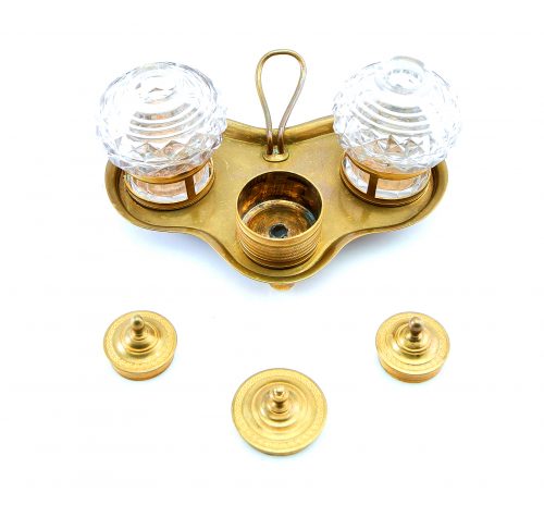 Schreibzeug Rußland Empire um 1810 H. 10 cm