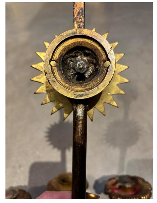 Wandlampen Empire Appliken Appliques "à la fleche" Frankreich Paris um 1810 Claude Galle 1756-1815 für das Château de Fontainebleau und das Speisezimmer des Grand Trianon Versailles