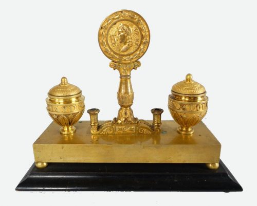 Alternative view of Schreibzeug Empire Frankreich um 1810   L. 23,5 cm, T. 10 cm, H. 18 cm