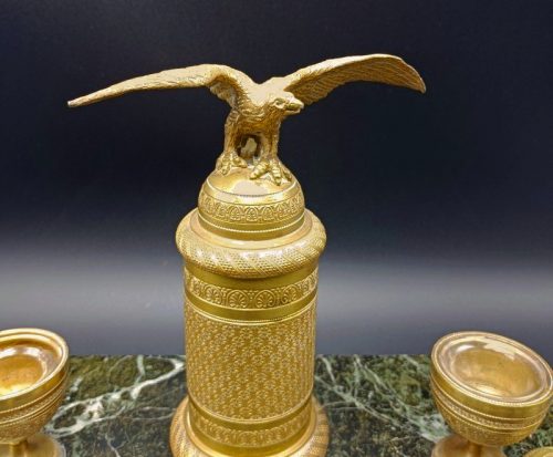 Schreibzeug Frankreich Empire um 1800 L. 35 cm, T. 20 cm, H. 22,5 cm