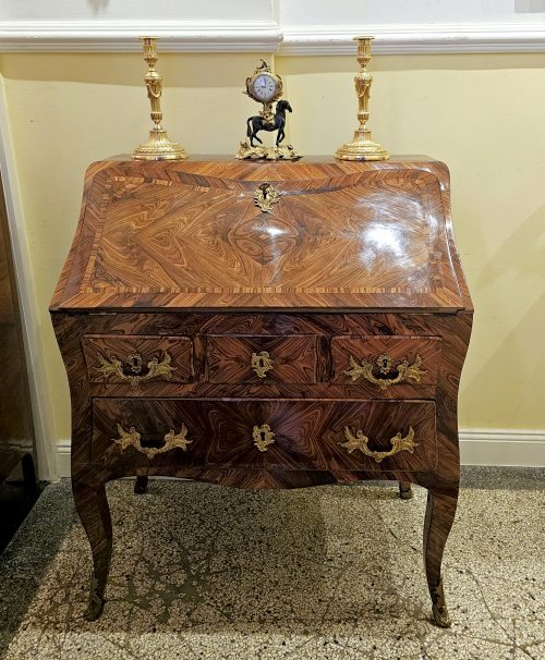 Sekretär Damensekretär Schreibtisch Louis XV Frankreich um 1750 gestempelt MIGEON  Pierre Migeon II 1701-1758