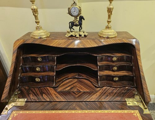 Sekretär Damensekretär Schreibtisch Louis XV Frankreich um 1750 gestempelt MIGEON Pierre Migeon II 1701-1758