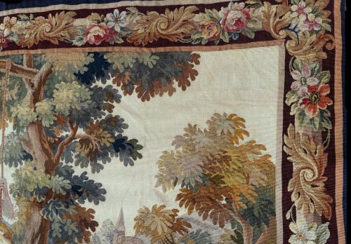 Tapisserie Wandteppich Frankreich Aubusson 18.Jh. 180 cm x 210 cm