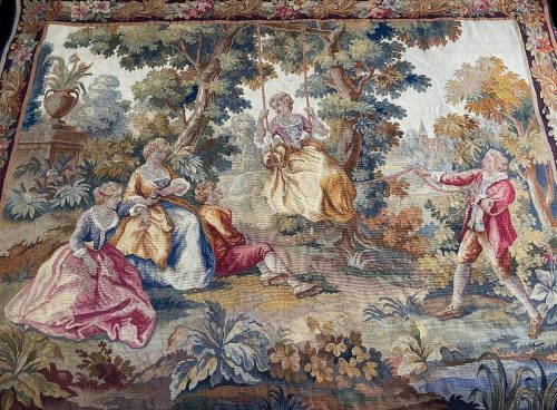 Alternative view of Tapisserie Wandteppich Frankreich Aubusson 18.Jh.  180 cm x 210 cm