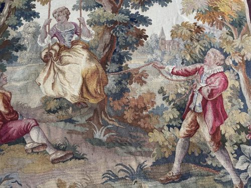 Tapisserie Wandteppich Frankreich Aubusson 18.Jh. 180 cm x 210 cm