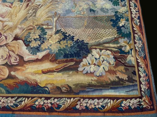 Tapisserie Barock Rokoko Frankreich Aubusson 18.Jh. 195 x 190 cm