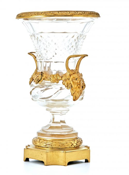 Alternative view of Kratervase Vase Medici Glas Klassizismus Rußland Louis XVI um 1790  H. 32 cm