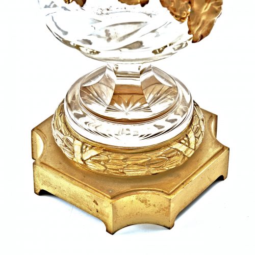 Kratervase Vase Medici Glas Klassizismus Rußland Louis XVI um 1790 H. 32 cm