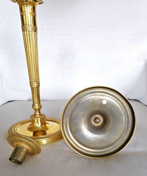 Kerzenständer Paar Empire Frankreich Um 1810 H. 27,5 cm