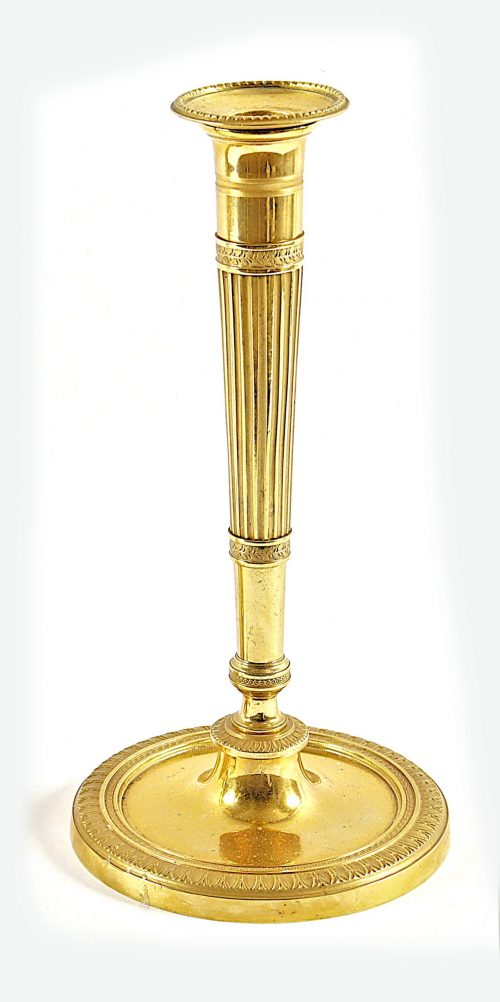 Kerzenständer Paar Empire Frankreich Um 1810 H. 27,5 cm