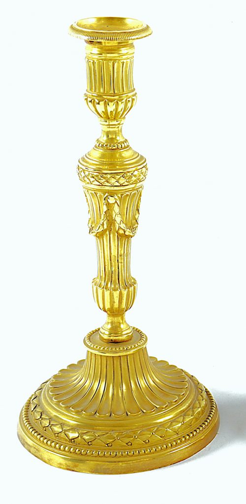 Kerzenständer Paar Klassizismus Louis XVI Frankreich um 1790 H. 27,5 cm