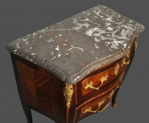 Kommode Rokoko Frankreich Louis XV um 1760 Barock gestempelt P. FLECHY PIERRE FLECHY Maître 1756