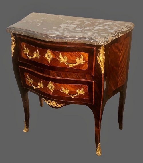 Kommode Rokoko Frankreich Louis XV um 1760 Barock gestempelt P. FLECHY PIERRE FLECHY Maître 1756