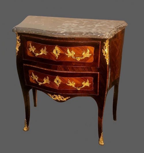 Kommode Rokoko Frankreich Louis XV um 1760 Barock gestempelt P. FLECHY PIERRE FLECHY Maître 1756