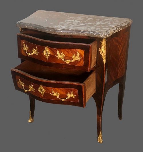 Kommode Rokoko Frankreich Louis XV um 1760 Barock gestempelt P. FLECHY PIERRE FLECHY Maître 1756