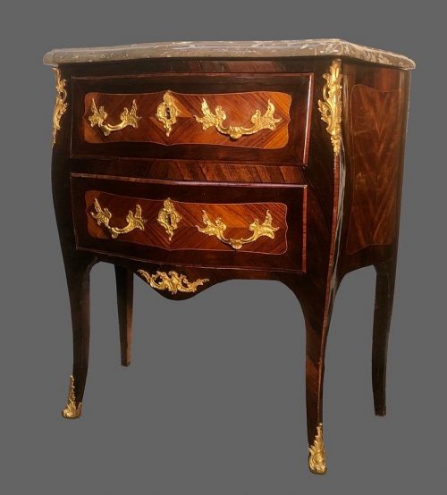 Alternative view of Kommode Rokoko Frankreich Louis XV um 1760 Barock gestempelt P. FLECHY  PIERRE FLECHY Maître 1756