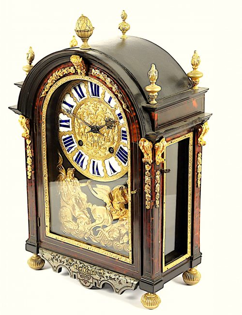 Alternative view of Pendule Religieuse Kaminuhr Barock Louis XIV Frankreich um 1720 signiert Boucheret à Paris