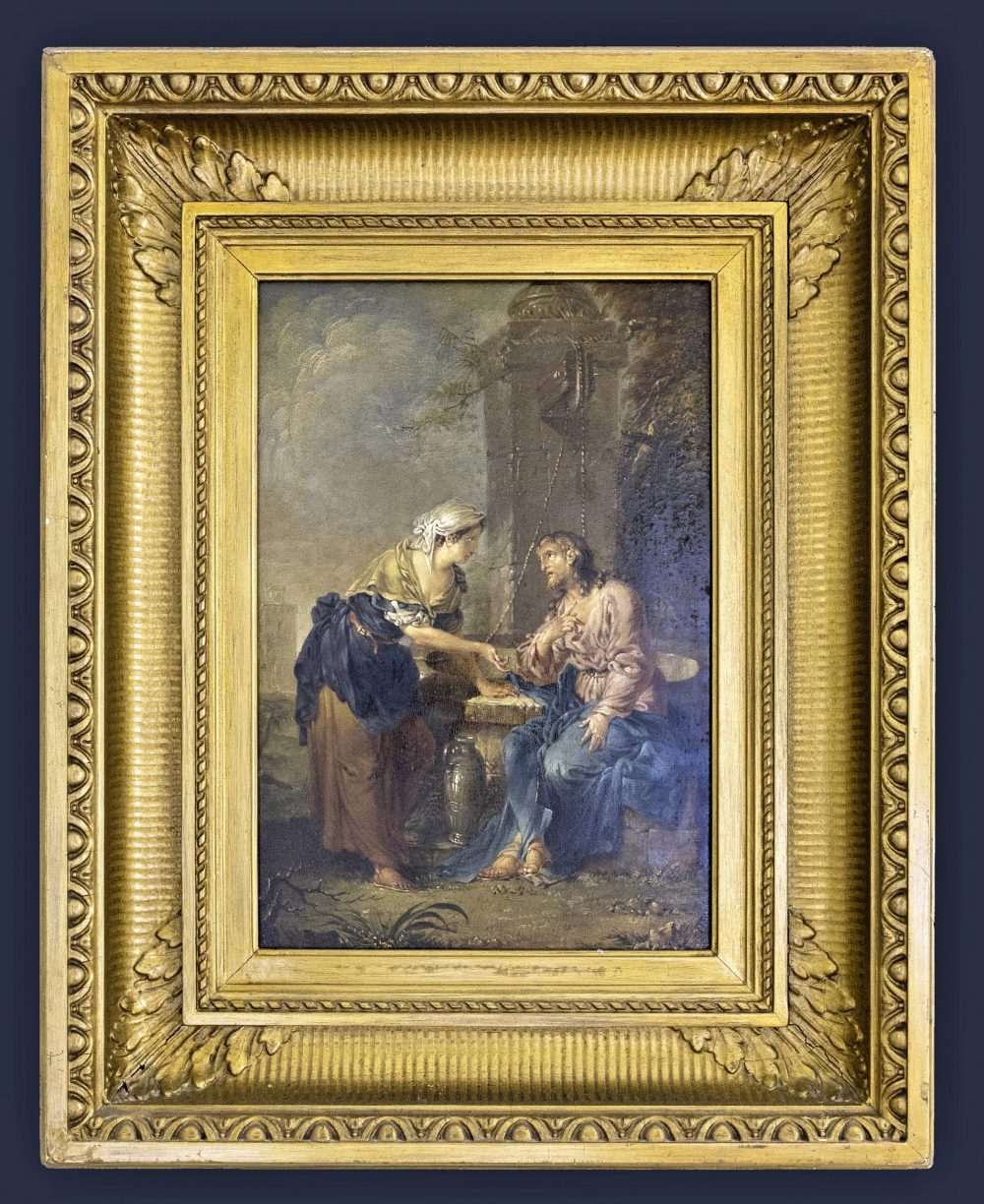 Januarius Zick 1730-1797  Christus und die Samariterin am Brunnen