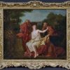 Louis de Silvestre (* 23. Juni 1675 in Sceaux; † 11. April 1760 in Paris) Susanna und die beiden Alten - Expertise François Marandet London