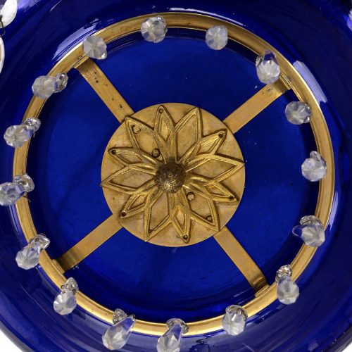 Kristallüster Lüster Ampel wohl Rußland um 1800