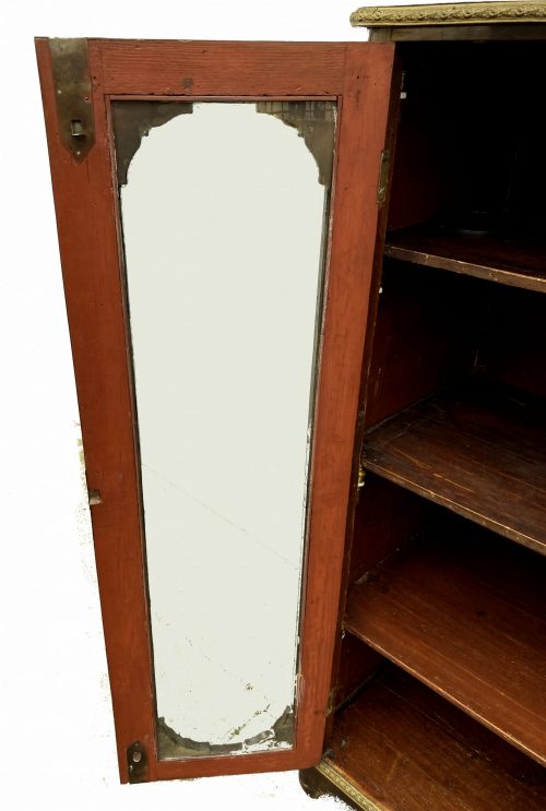 Vitrine Barock Frankreich Regence um 1720 H.131 cm, Br.90 cm, T.47 cm