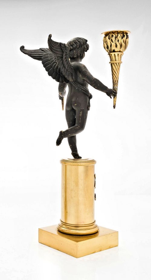 Kandelaber Kerzenständer Paar Empire um 1810 H. 35 cm