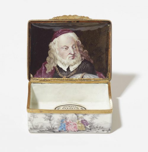 Alternative view of Tabatière Email Berlin Manufaktur Alexander Fromery  um 1740