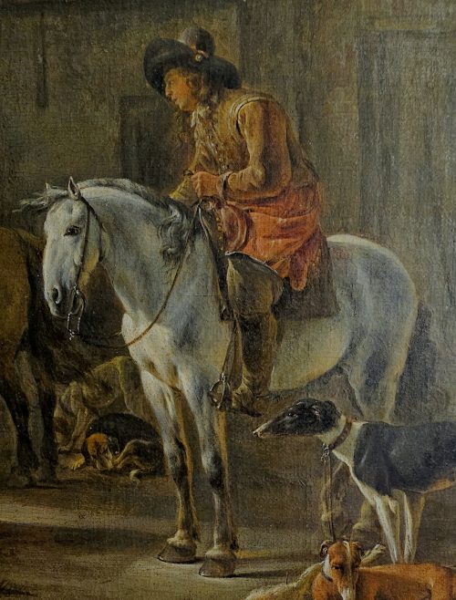 Hendrick Verschuring (1627 Gorinchem - 1690 Dordrecht) „Die Ruhe nach der Jagd"