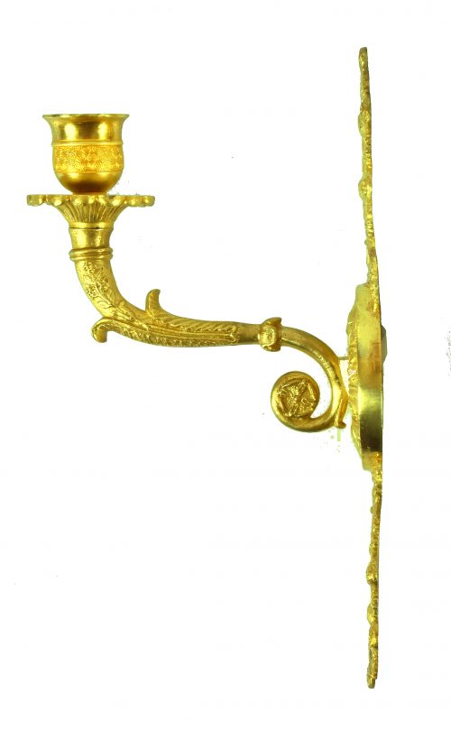 Wandlampen Appliken Empire um 1820 H. 25 cm, Br. 14,5 cm