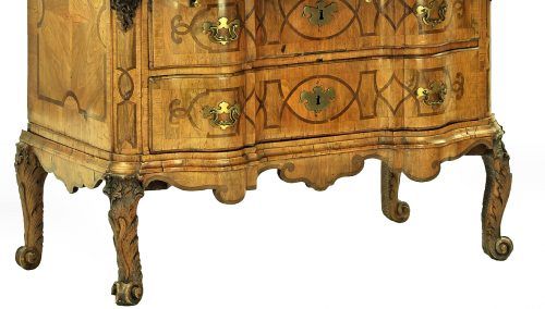 Bedeutender Sekretär Aufsatzschreibschrank Schreibschrank Barock Mainfranken Würzburg Carl Maximilian Mattern Umkreis um 1740 H. 230 cm, Br. 105 cm, T. 55 cm
