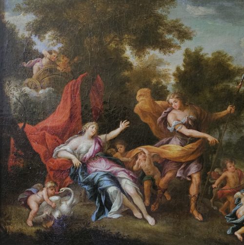 Jean Cotelle 1645-1708 Venus und Adonis - Expertise Francois Marandet