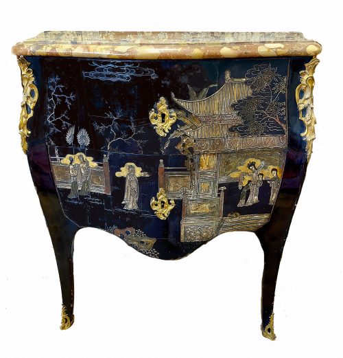 Alternative view of Kommode Rokoko Frankreich Louis XV Koromandellack Jacques Dubois attr. um 1750