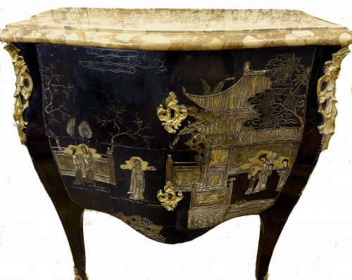 Kommode Rokoko Frankreich Louis XV Koromandellack Jacques Dubois attr. um 1750