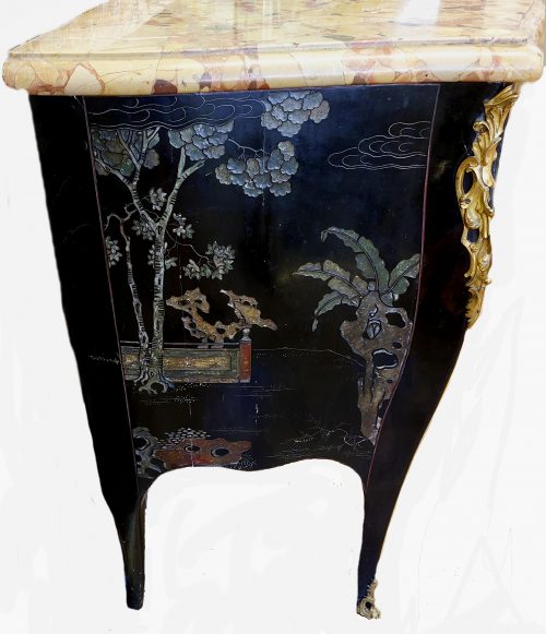 Kommode Rokoko Frankreich Louis XV Koromandellack Jacques Dubois attr. um 1750