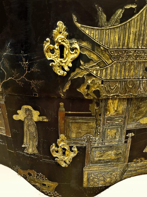 Kommode Rokoko Frankreich Louis XV Koromandellack Jacques Dubois attr. um 1750