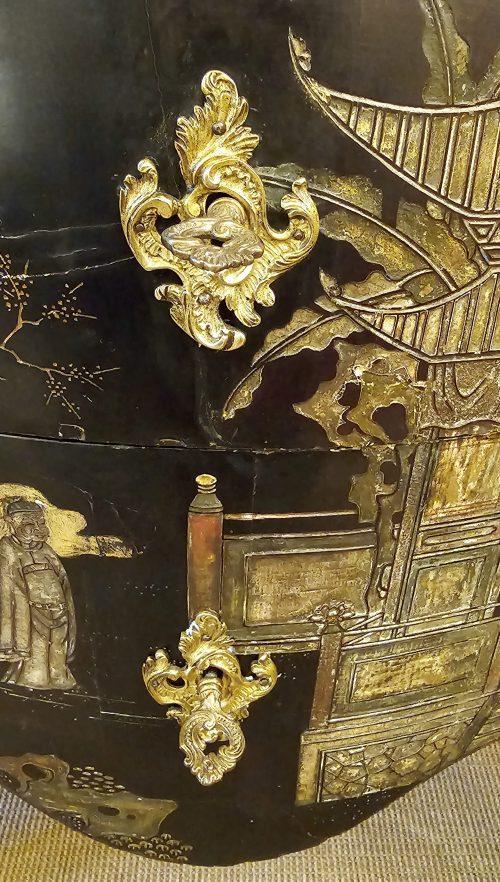 Kommode Rokoko Frankreich Louis XV Koromandellack Jacques Dubois attr. um 1750