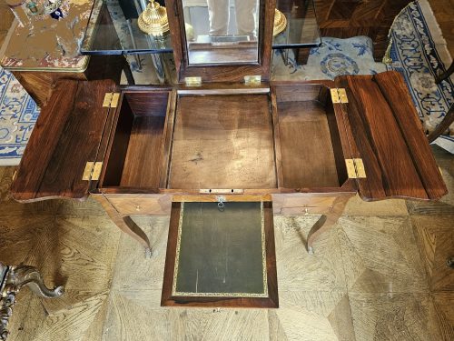 Schminktisch Rokoko Coiffeuse Poudreuse Louis XV Frankreich um 1750