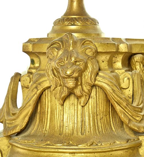 Kaminböcke Klassizismus Frankreich Louis XVI um 1790 H. 33 cm, L. 33 cm