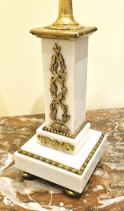 Kandelaber Frankreich Empire um 1800 H. 43 cm, D. 23 cm